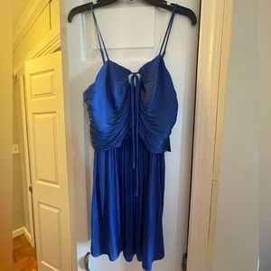 house of Harlow blue dress